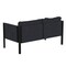 Flash Furniture Black Loveseat with Storage & Charcoal Cushions GM-201108-2S-CH-GG - alternate 2
